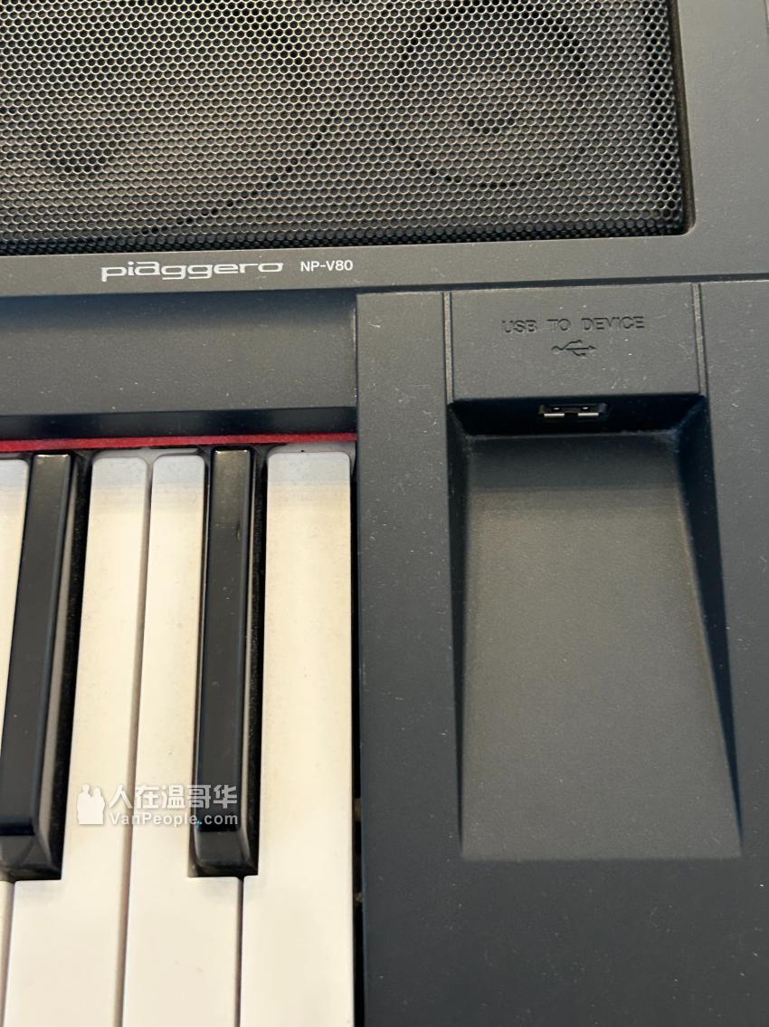 Yamaha 鍵盤Piaggero NP-V80 - 人在温哥华网VanPeople.com