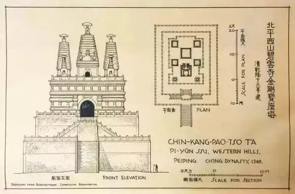 梁思成 書畫 梁思成《图像中国建筑史》手绘图[Liang Sicheng's Pictorial