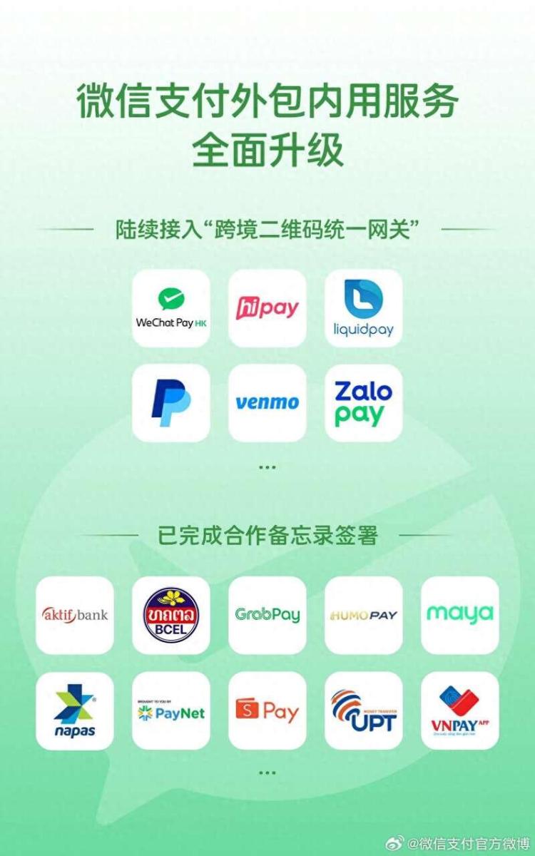 微信支付升级更多境外钱包能在内地扫码支付- 人在温哥华网VanPeople.com