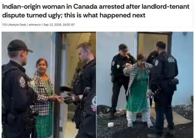 视频疯传：加国女房东与租客激烈冲突，被铐走 - 人在温哥华网 VanPeople.com